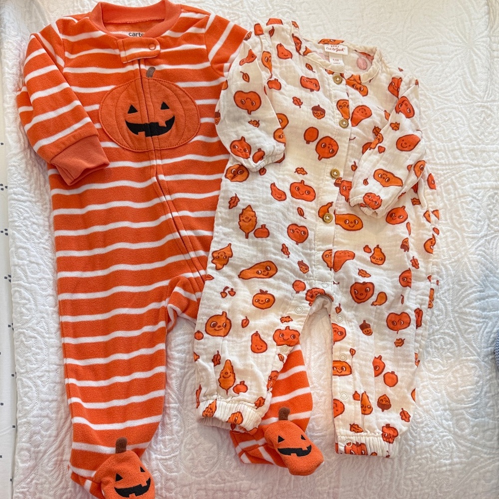 Carter's (6m).  Cat & Jack (3-6m)